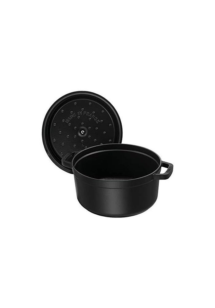 STAUB ستوب وعاء كوكوت دائري 24 سم أسود 3.8 لتر من الحديد الزهر - Image 4